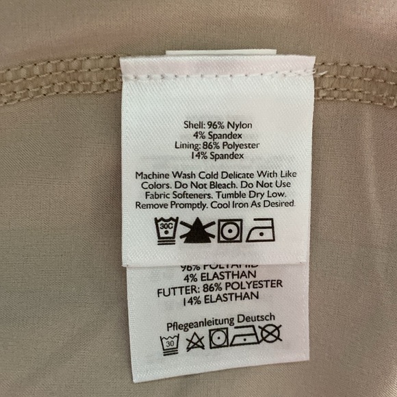 Eddie Bauer Tan Khaki Neutral Cargo Skort Size 12 - Picture 14 of 16